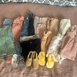 19 piece baby girl lot